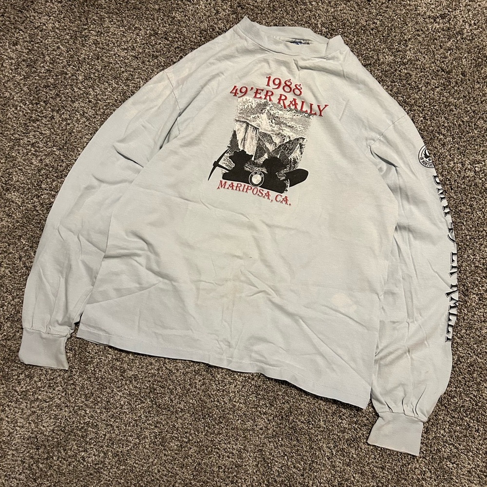 Hanes Light Gray Graphic Sweatshirt